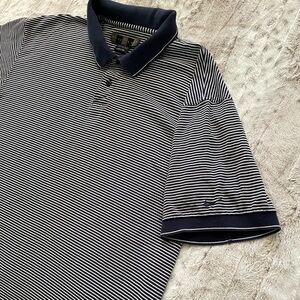 NIKE Striped Golf Polo Men: XXL
